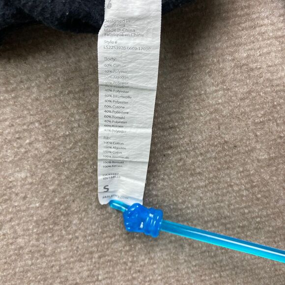 Fabletics Quarter 1/4 Zip Bomber Sweater Black Athletic Men’s Size S Golf Gym - Picture 6 of 10